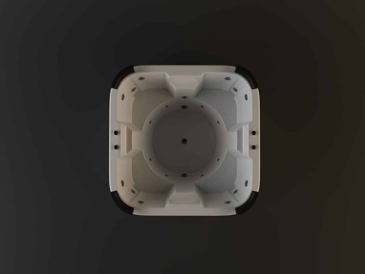 جکوزی 4 نفره سکو دار مدل Asl444